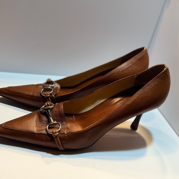Gucci brown leather size 10.5B - Picture 3 of 8